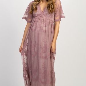 Pinkblush Mauve Maternity dress